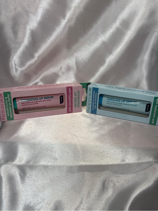 b pure Other - Hydrating & Cooling Lip Serum Duo - Pink and Light Blue